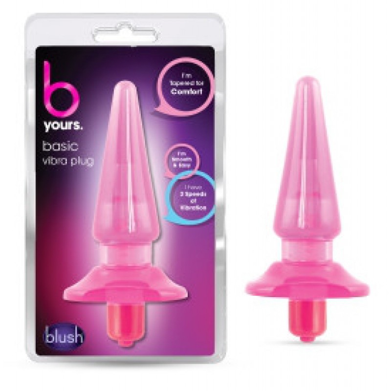 Blush - B Yours - Basic Vibra Plug - Pink