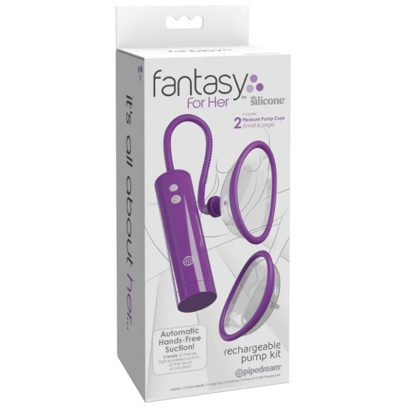 Fantasy For Her Rechargeable Pleasure Pump Kit 